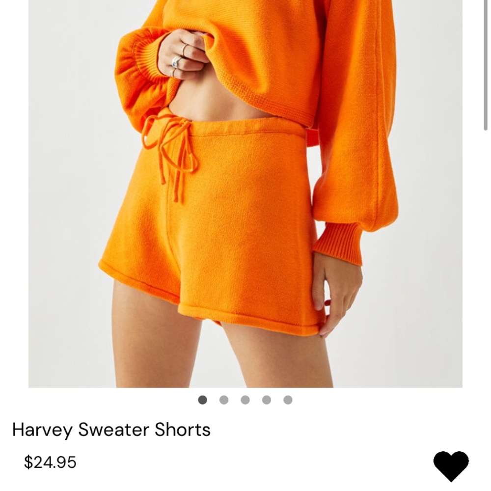 Pacsun Orange Lounge Shorts